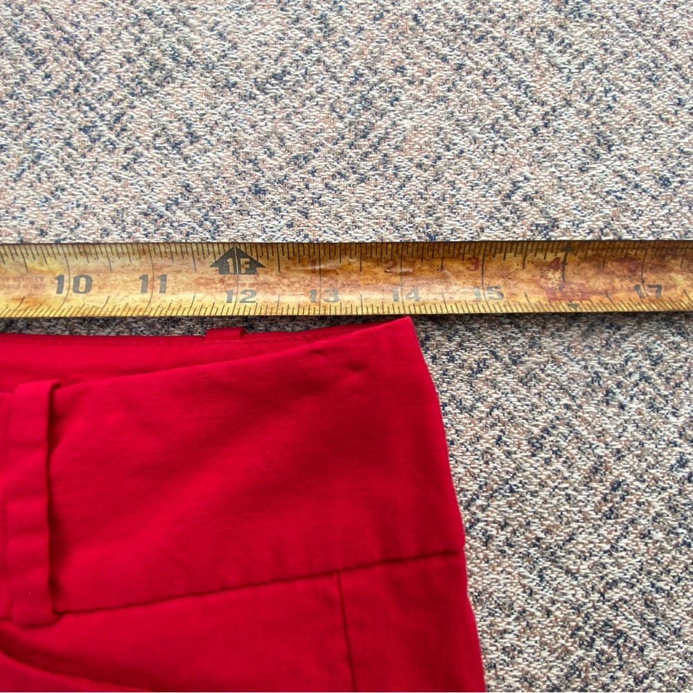 The Limited Exact Stretch Red Skinny Ankle Pant size 0 - Picture 3 of 11